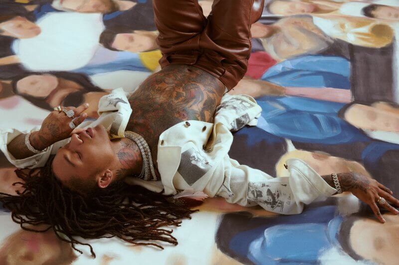 Swae Lee in studio photographed by Steven Taylor
